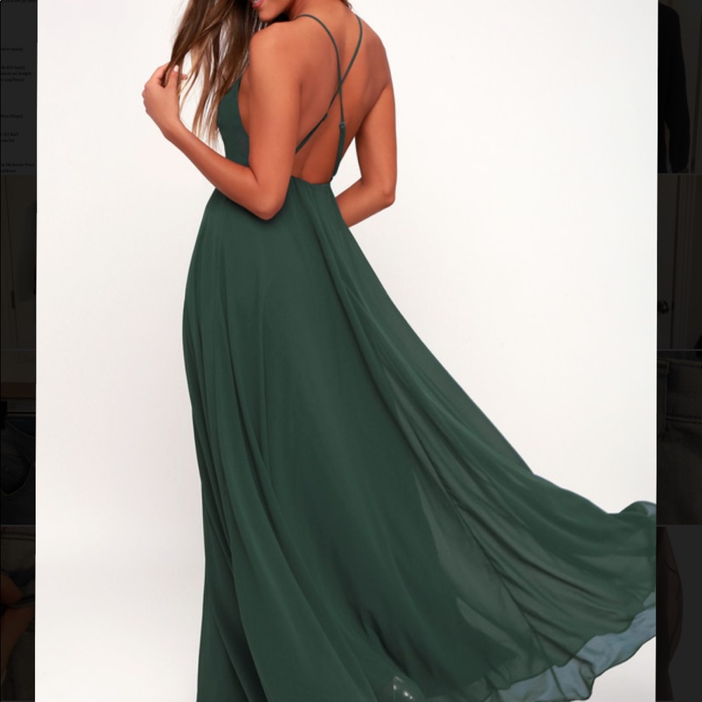 High neck maxi dress
